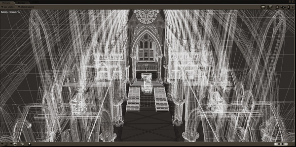 Computer generated model of Urakami Cathedral